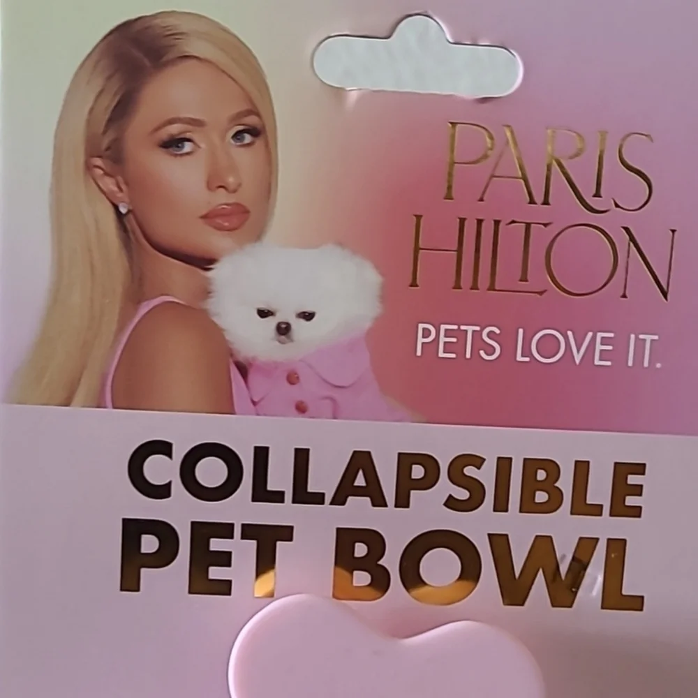 💕HP💕Paris Hilton Collapsible Pet Bowl - LOVES IT